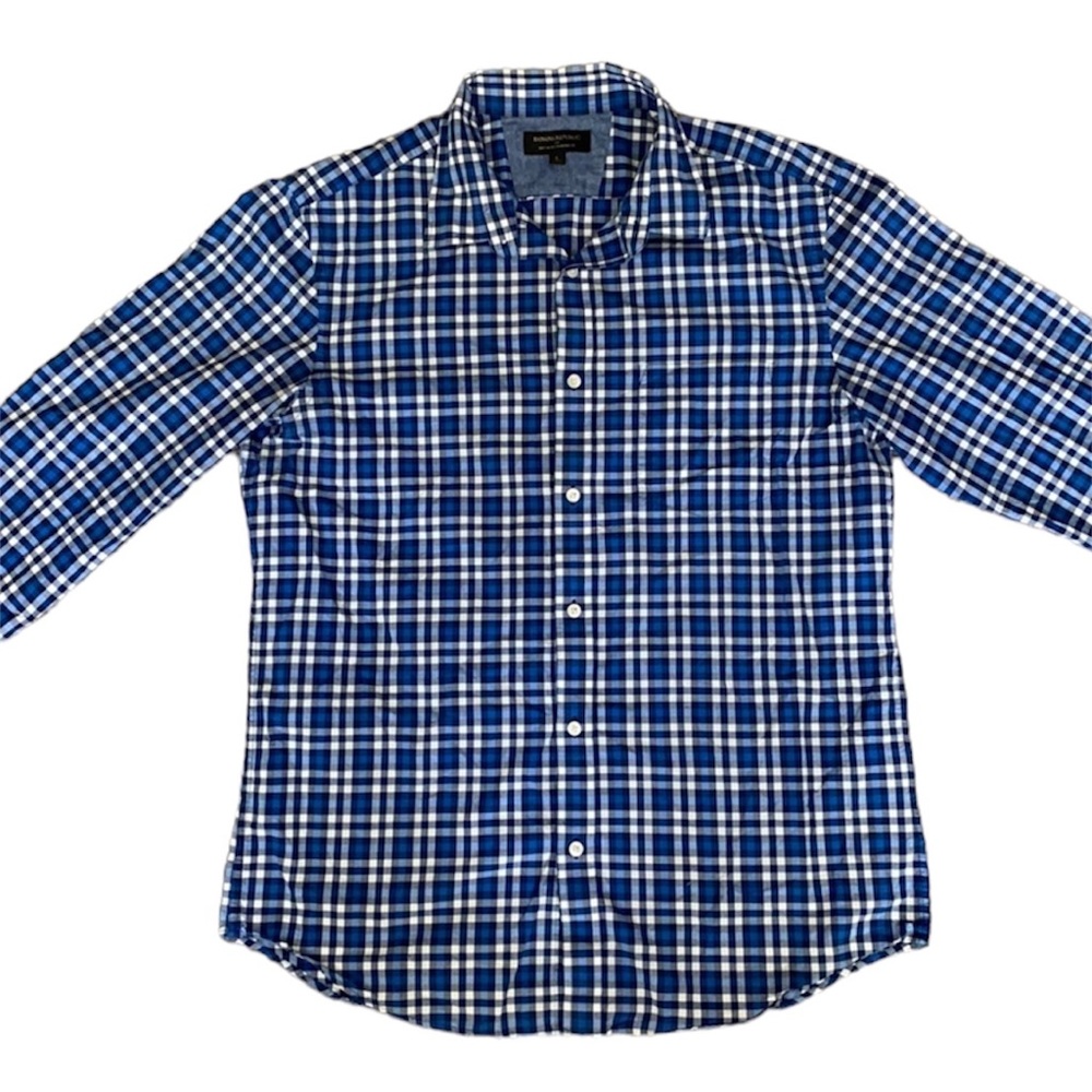 Banana Republic Flannel ButtonUp Dress Shirt